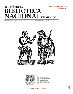 Boletín de la Biblioteca Nacional de México