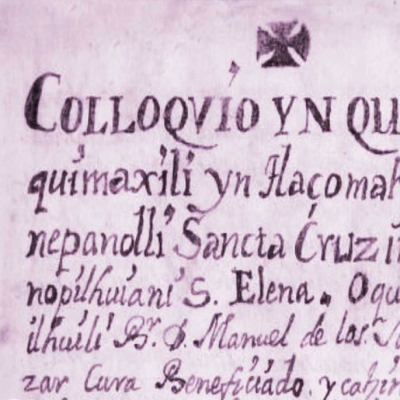 Conferencia: Surgimiento y desarrollo del teatro evangelizador en el Virreinato de la Nueva España